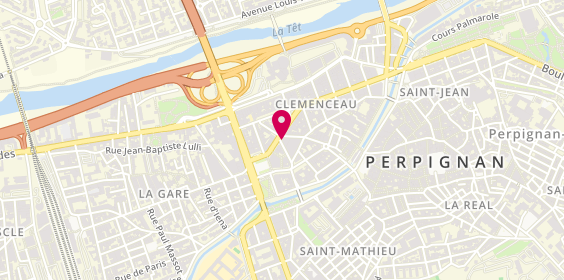 Plan de LEISER Françoise, 47 Boulevard Clemenceau, 66000 Perpignan
