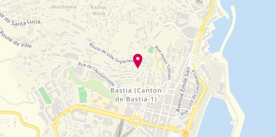 Plan de FELICELLI Isabelle, Route de Ville, 20200 Bastia