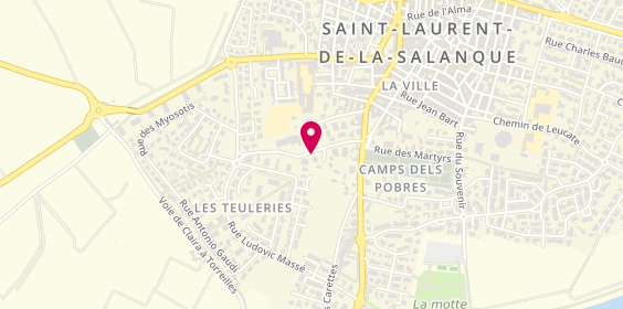 Plan de GUERIN Licia, 17 Rue Dr Rene Marques, 66250 Saint-Laurent-de-la-Salanque