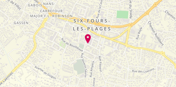 Plan de LARROQUE Jean, 21 Rue Jacques Brel, 83140 Six-Fours-les-Plages