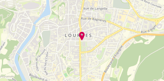 Plan de VABRE Philippe, 1 Rue Anselme Lacadé, 65100 Lourdes