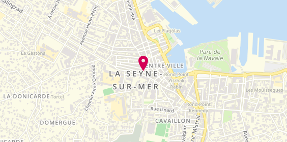 Plan de DAHAN Pascal, 7 Cours Louis Blanc, 83500 La Seyne-sur-Mer