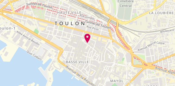 Plan de GOURMET Maxime, 11 Rue Berthelot, 83000 Toulon