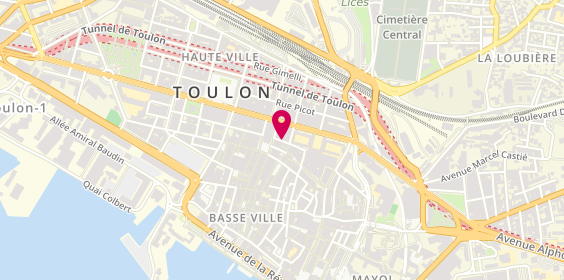 Plan de COLAS Xavier, 4 Rue Corneille, 83000 Toulon