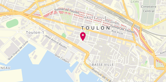 Plan de TREMBLOT DE LA CROIX Vincent, 6 Place d'Armes, 83000 Toulon