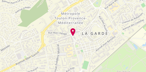 Plan de MARIN Michèle, 15 Rue Gambetta, 83130 La Garde