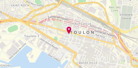 Plan de BONADEI Anne, 12 Avenue Jean Moulin, 83000 Toulon