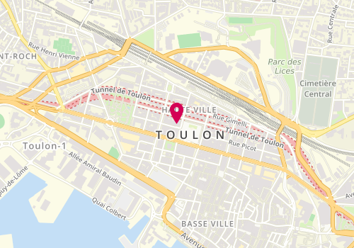 Plan de GLISE Jean Marc, 71 Place de la Liberte, 83000 Toulon