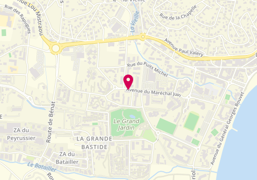 Plan de TESSON Nathalie, Avenue du Marechal Juin, 83980 Le Lavandou
