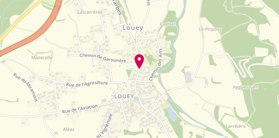 Plan de LACATOS Ligia, 12 Bis Route de Tarbes, 65290 Louey