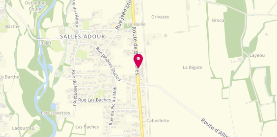 Plan de ROBERT Thierry, 59 Route de Bagneres, 65360 Salles-Adour
