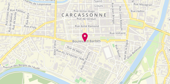 Plan de FERROUDJI Hakim, 55 Boulevard Barbès, 11000 Carcassonne