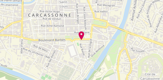 Plan de HOZETTE Benjamin, 19 Boulevard du Commandant Roumens, 11000 Carcassonne