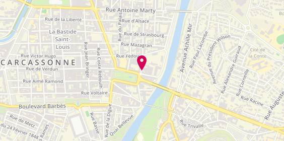 Plan de MARCHAL Arielle, 2 Rue Pierre Germain, 11000 Carcassonne