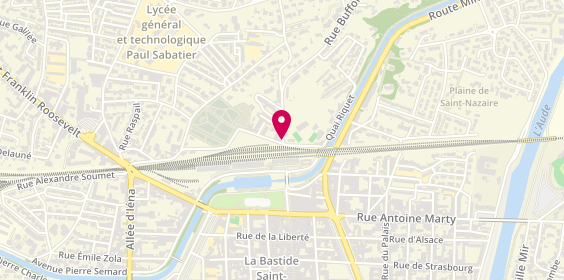 Plan de BRION Aurélie, 1 Rue Buffon, 11000 Carcassonne