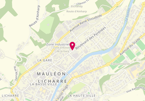 Plan de LACRAMBE Thierry, 35 Boulevard des Pyrenees, 64130 Mauléon-Licharre