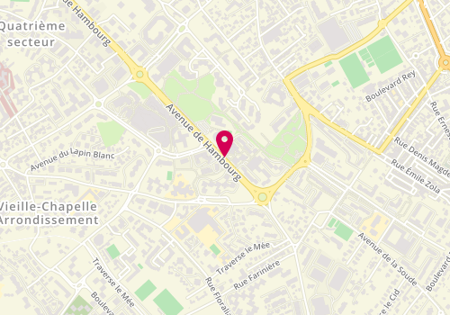 Plan de FRAISSINET-BOINON Mélanie, 141 Avenue de Hambourg, 13008 Marseille