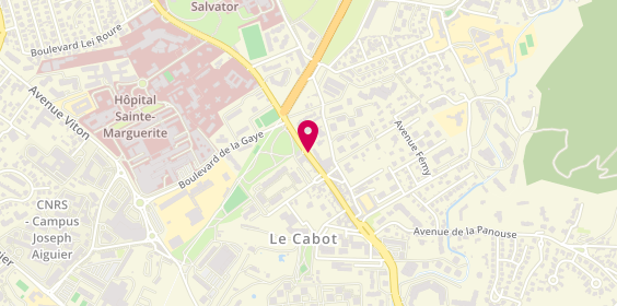 Plan de DJIANE Olivier, 33 Boulevard du Cabot, 13009 Marseille