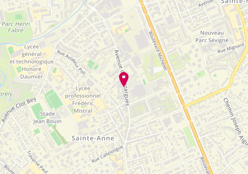 Plan de CONSTANS Thibault, 501 Avenue de Mazargues, 13008 Marseille