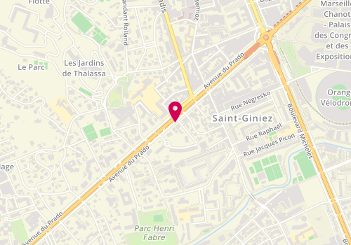 Plan de ESTEBE Amaury, 393 Avenue du Prado, 13008 Marseille