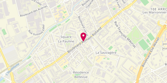 Plan de HIPPOLYTE Jennifer, 263 Boulevard Romain Rolland, 13009 Marseille
