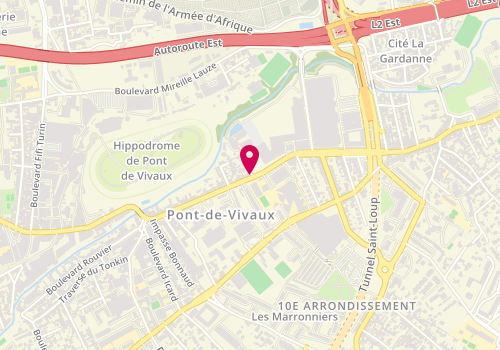 Plan de ZEITOUN Edouard, 159 Boulevard Pont de Vivaux, 13010 Marseille