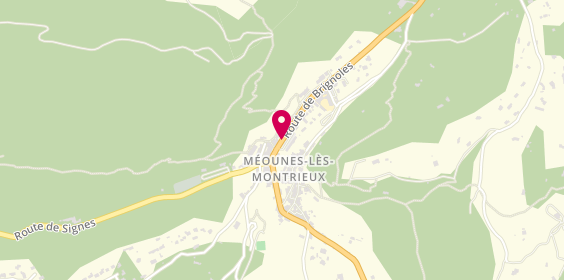 Plan de BORREAU Philippe, 21 Route de Brignoles, 83136 Méounes-lès-Montrieux