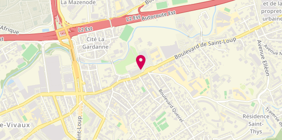 Plan de BRUN Dominique, 85 Boulevard de Saint Loup, 13010 Marseille