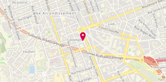 Plan de MALET Cécile, 16 Avenue du Prado, 13006 Marseille