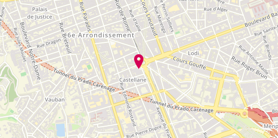 Plan de CHOUARD Sylvie, 24 Place Castellane, 13006 Marseille