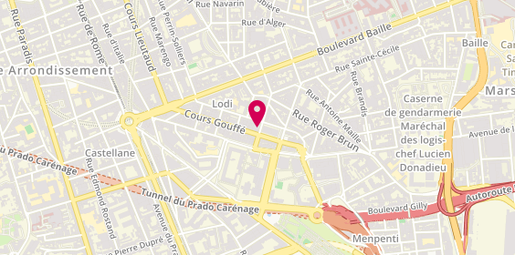 Plan de BOCCARA Céline, 7 Rue d'Iena, 13006 Marseille