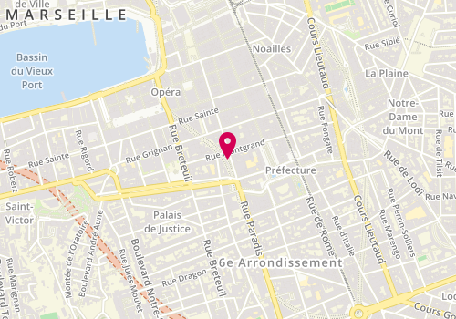 Plan de SOUBAYROUX Pierre, 70 Rue Paradis, 13006 Marseille