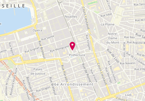 Plan de DANAN Julia, 7 Place Felix Baret, 13006 Marseille