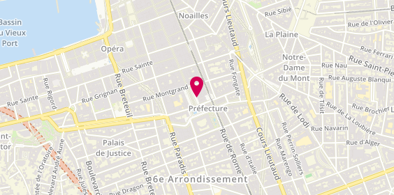 Plan de DAKIK Yasmine, 7 Place Felix Baret, 13006 Marseille