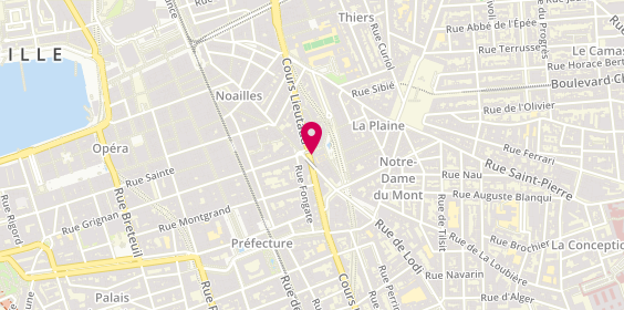 Plan de BROGNIART Mylène, 39 Cours Lieutaud, 13006 Marseille