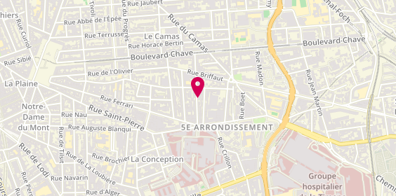 Plan de RAPHENON Vincianne, 41 Rue Louis Astruc, 13005 Marseille