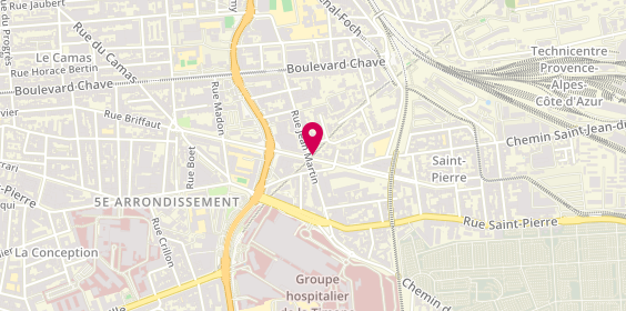 Plan de GAGOSSIAN Bruno, 63 Boulevard Jeanne d'Arc, 13005 Marseille