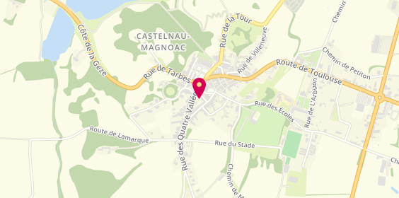 Plan de TESTE Mathieu, 1 Square Sévigné, 65230 Castelnau-Magnoac