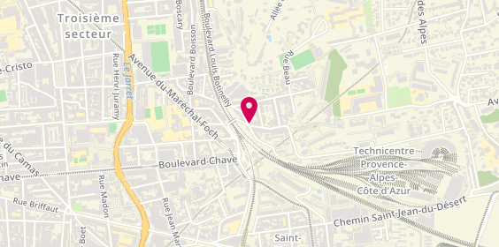 Plan de SANTUNIONE Ferre Charlotte, 115 Boulevard Louis Botinelly, 13004 Marseille