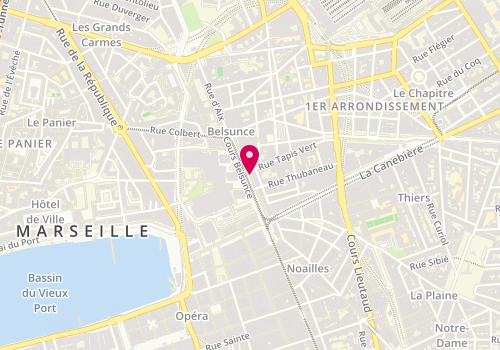 Plan de KASSEYET Kalume MWAYUMA, 32 Cours Belsunce, 13001 Marseille