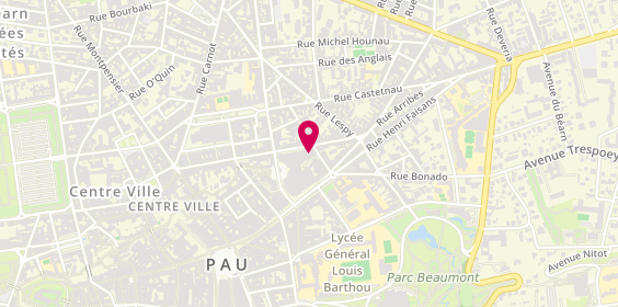 Plan de JACQUOT Camille, 9 Rue Rivares, 64000 Pau