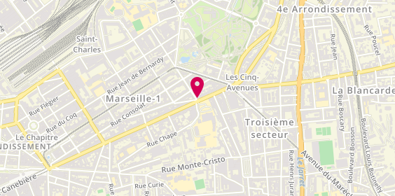 Plan de BORONAD Nicole, 197 Boulevard de la Liberation, 13004 Marseille