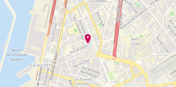 Plan de SANTUCCI Nathalie, 16 Rue de Forbin, 13002 Marseille
