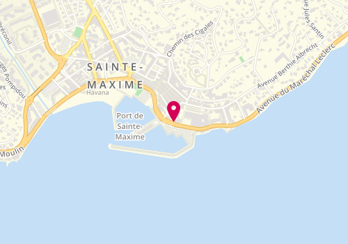 Plan de ZIZA David, 8 Avenue du Général Leclerc, 83120 Sainte-Maxime