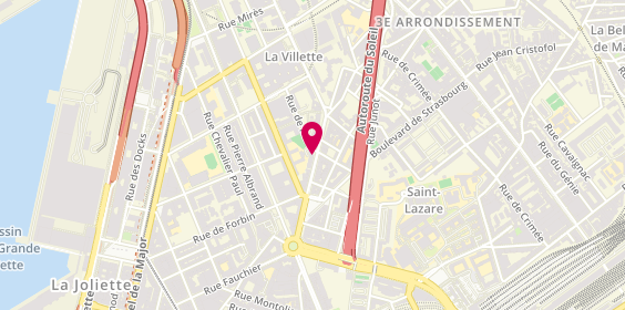 Plan de FOSSATI Nicole, 121 Avenue Camille Pelletan, 13003 Marseille