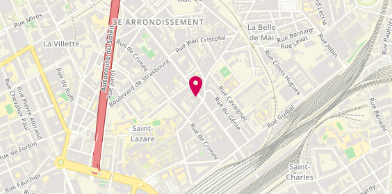 Plan de MORIN Agathe, 149 Boulevard National, 13003 Marseille