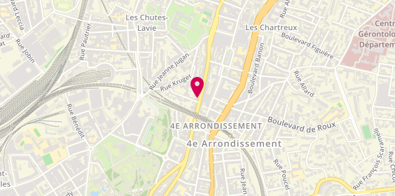 Plan de ROUX Stéphanie, 139 Avenue des Chartreux, 13004 Marseille