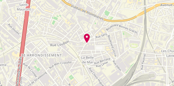 Plan de POULOS Julien, 94 Rue de la Belle de Mai, 13003 Marseille