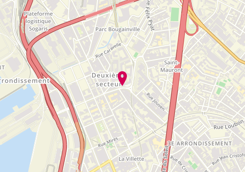 Plan de SAADI Melvyn, 416 Boulevard National, 13003 Marseille