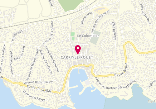 Plan de GONNET Laurent, 4 Avenue du Colombier, 13620 Carry-le-Rouet